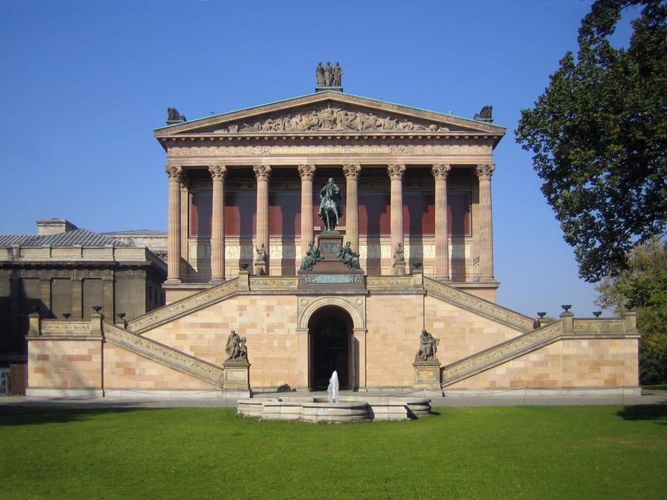 The Alte Nationalgalerie on Museum Island in Berlin.