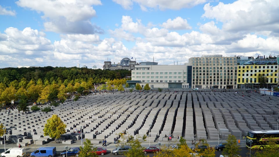 The field of stelae at the Memorial to the Murdered Jews of Europe.