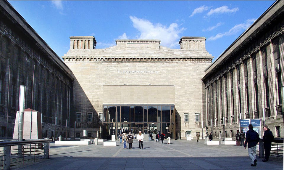 The front of the Pergamon Museum.