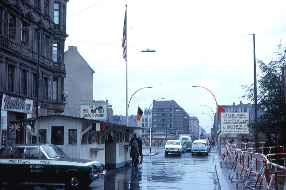 Checkpoint Charlie in Berlin.
