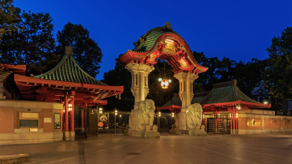 The Elephant Gate at Zoo Berlin.